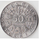 AUSTRIA 50 Schilling 1969 Maximilian I AG Fior di Conio